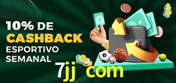 10% de bônus de cashback na 7jj com