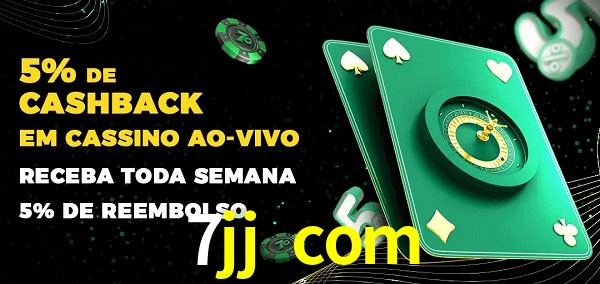 Promoções do cassino ao Vivo 7jj com